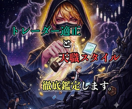 トレーダー適性と天職スタイルを徹底鑑定します 生まれ持った星が教える最適な取引スタイルと投資適性 イメージ1