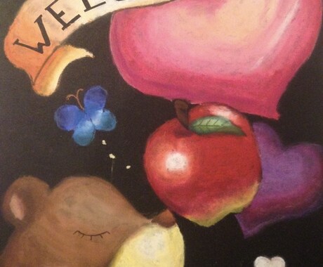 ご希望のチョークアートボードを作成します あなただけの温もりあるオリジナルボードを…【お試し5点！】 イメージ2