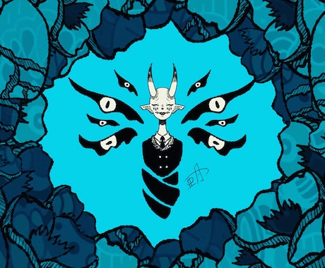 独特な世界観のCDジャケット描きます 個性の出るカバーイラストで注目を集めましょう イメージ2