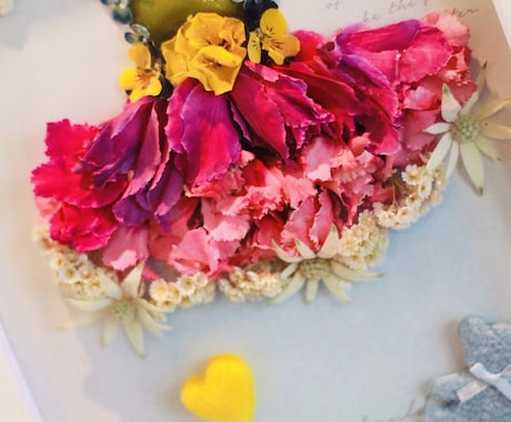 ブライダルブーケ、プロポーズの花を記念に残します 大切な記念の花を長期保存して楽しめます イメージ1
