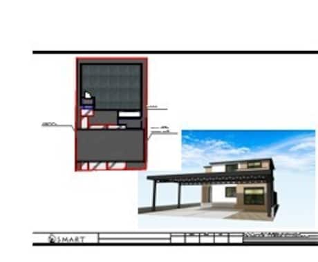 外構イメージパース作成いたします RIKCADにて皆様のお手伝いをさせていただきます。 イメージ2