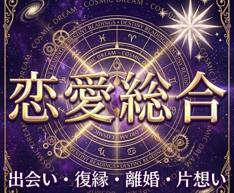 お相手との今後の未来を深くまで掘り下げて占います 今後望む未来を二人で歩むため、より幸せになるように占います イメージ1