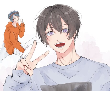 ご希望のイラストお描きします 特に男の子を描くのを得意とします！ イメージ2