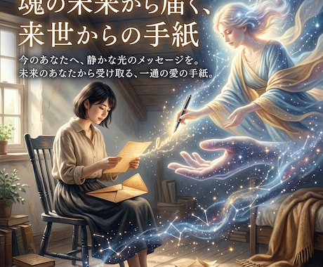 未来のあなたから届く「来世の手紙」を鑑定します 「来世の手紙」鑑定～いまのあなたに必要な光の言葉～ イメージ1