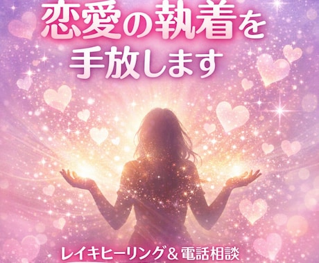 恋愛の執着をレイキで癒します 恋愛依存/執着/複雑恋愛/レイキ/オラクルカード イメージ1