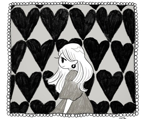 あなただけのイラスト描きます モノクロ、カラーどちらでもイラスト描きます( ¨̮ ) イメージ2