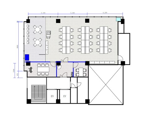 オフィスのレイアウトを作成いたします 新規出店・移転・レイアウト変更をスムーズに行うために イメージ1