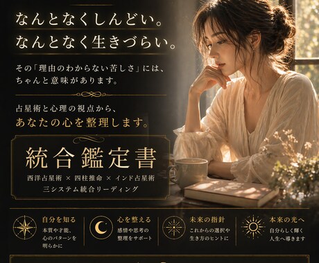 スタンダード鑑定、人生設計7章レポートを作成します 迷ったらコチラ。人生全体をバランスよく読み解きます。 イメージ1