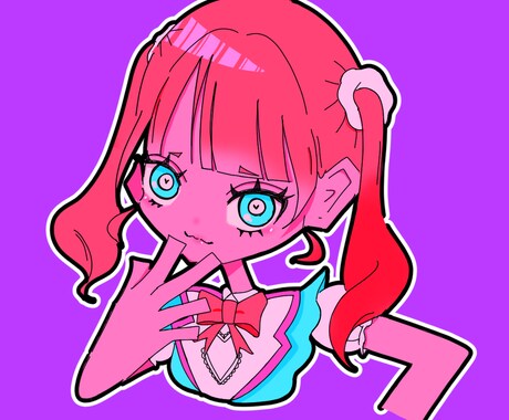 SNSのアイコンを描きます カートゥーン調のカラフルなイラストが得意です！ イメージ1