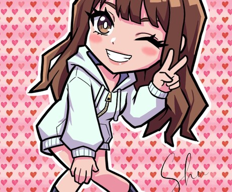 可愛いデフォルメアイコン描きます SNSアイコンやプレゼントに最適なミニキャラ制作 イメージ2