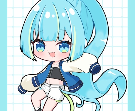 ポップで明るいSDキャラのアイコンを描きます ミニキャラ、デフォルメキャラ、スタンプ利用にどうぞ！ イメージ2