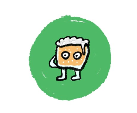 シンプルで可愛らしいアイコン用イラストを作成します シンプルでキャッチー、でもどこかクセのあるイラスト イメージ2