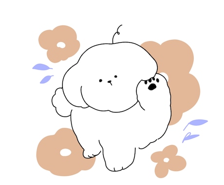 ゆるくて可愛い韓国風イラスト作成します なんだかくせになるゆるかわアニマルイラスト！ イメージ2