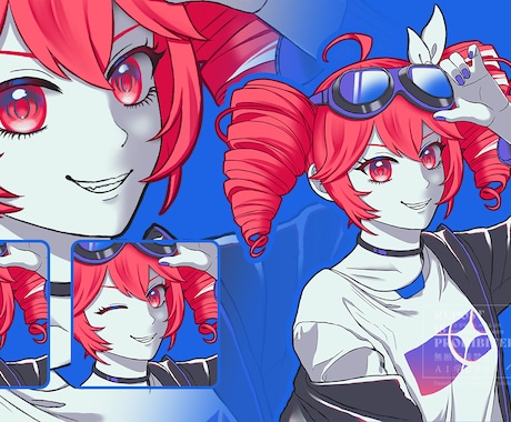 オリジナル楽曲サムネイル用イラスト描きます あなただけのオリジナルサムネイル作りませんか！ イメージ1