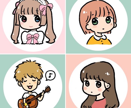 あなただけのオリジナルアイコン描きます 先着2名様限定！ココナラ始めました割引中！ イメージ2