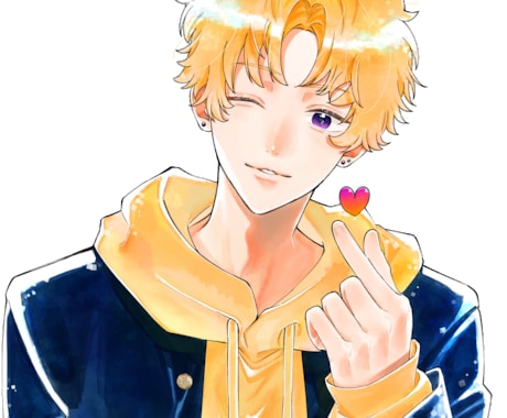 商業漫画家がオリキャラカップルの一枚絵を描きます イメージ1