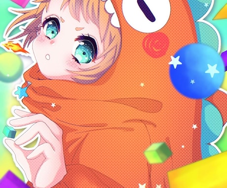 YouTubeのサムネやヘッダー書きます キラキラのロリ可愛いを提供します！ イメージ1