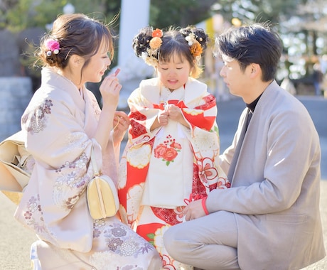 七五三！お宮参り！可愛い姿撮ります 一生に一度しかない素敵な瞬間を！6hまで選択可能です！ イメージ1