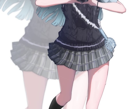立ち絵、一枚絵を好み通りに描きます イメージ1