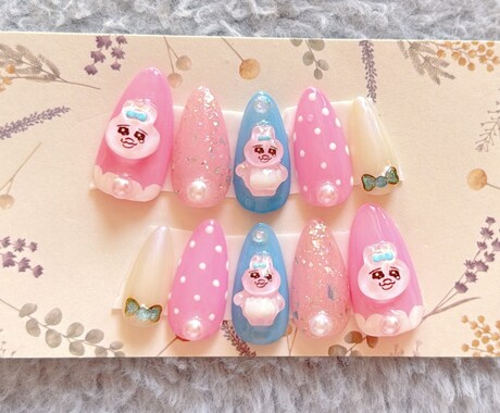 ネイルチップ作ります 可愛いデザインから大人デザインまで イメージ1