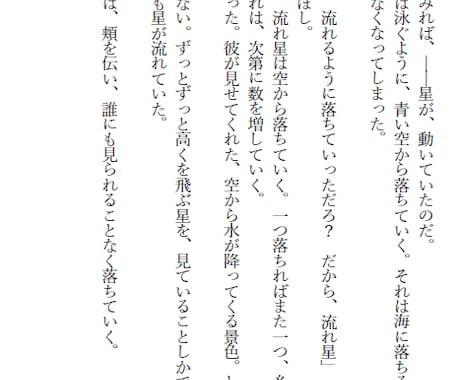 オリジナルの小説を書きます あなたが作る物語を形にします。 イメージ2