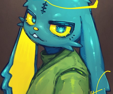 商用OK！映えるケモノ・人外イラストお描きします アイコン・サムネ・立ち絵など！存在感のあるイラストをお届け！ イメージ2
