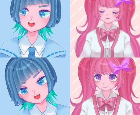 かわいいキャラクターデザインします Vtuber、IRIAMなどに！ イメージ2