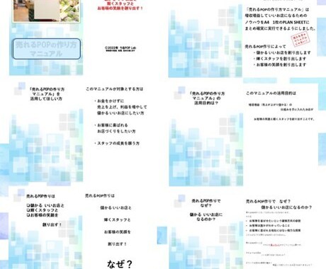 売るためのPOP作成ノウハウをコンサルが提供します 販促コンサルの仮説・実行・検証30年の集大成POPマニュアル イメージ2