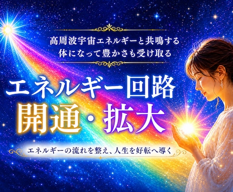エネルギー回路を点検・開通し受け取る力を高めます ヒーリングや豊かさを受け取りやすい体に調整☆脱・停滞感！ イメージ1