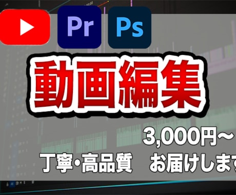 YouTube等の動画編集します ジャンルに合わせた丁寧な編集を致します イメージ1