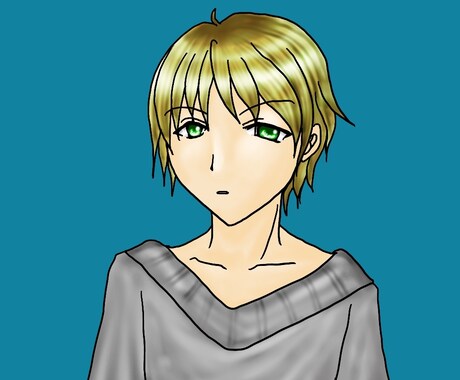 目が大きなイラストアイコンお描きします アニメや漫画のようなキャラクターのアイコンをお作りします イメージ2