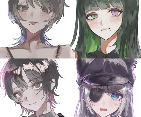 厚塗りで可愛いアイコン描きます 厚塗りが好きな方や、アイコンを変えたいなと思っている方へ イメージ1