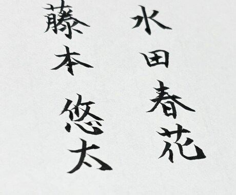 祝儀袋代筆致します 大切なご祝儀、心を込めて代筆致します。 イメージ2
