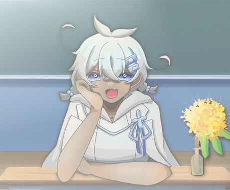 商用利用可！儚げふわっと一枚絵描きます SNSアイコン、グッズ化、動画利用などにいかがでしょう？ イメージ1