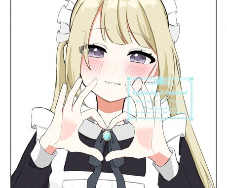チェキ風イラストお届けします 納品後、イラストに文字等を書き込んで楽しんでいただけます☺︎ イメージ1