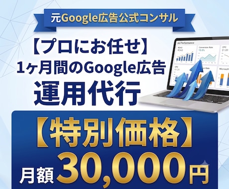 Google広告 リスティング運用1ヶ月代行します イメージ1