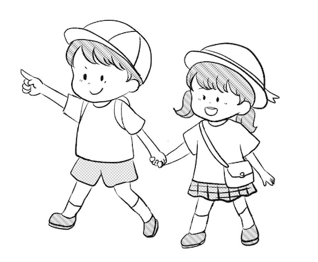 ちょうどいい子どものイラスト描きます 可愛すぎず、リアルすぎない「ちょうどいい」イラスト イメージ2