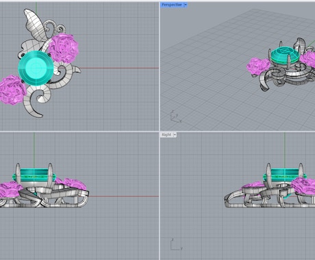 ジュエリーCADデザイン製作承ります ジュエリーCAD製作お困りでしょうか？ イメージ1