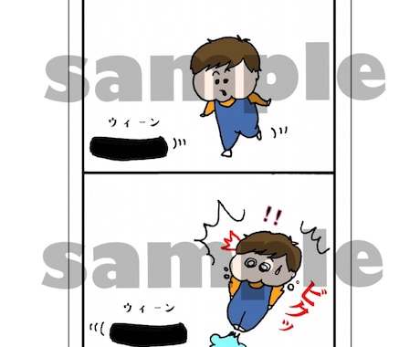 育児マンガや広告マンガ描きます 商用利用可！！1コママンガ・4コママンガ・1ページマンガ等 イメージ1