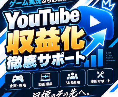 YouTubeの伸び悩みを徹底改善します 編集歴12年の経験で、収益化まで最速サポート！ イメージ1