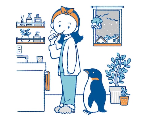 商用利用可！シンプルで優しいイラスト制作します メッセージが伝わる！挿絵・HP・チラシ等/大量注文実績あり！ イメージ2