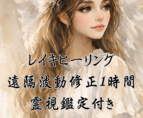 霊視×遠隔レイキで心身のバランスを整えます 霊視で状態を読み、必要な癒しを丁寧に届けます(１時間) イメージ1