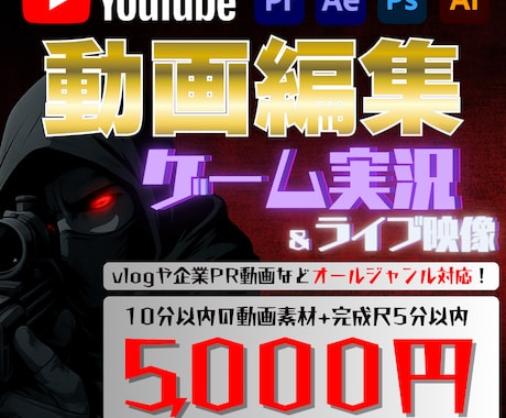 今だけ特価！YouTube動画を丁寧に編集します 本業SNS運用代行者が本気で動画編集！想いを一緒に届けます イメージ1