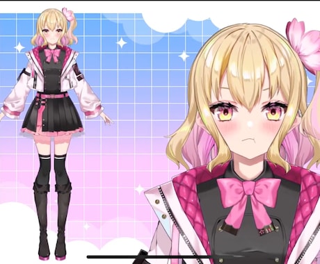 個性爆発、Live2Dモデリングをします 現役VTuberがイラストに命を吹き込みます イメージ2