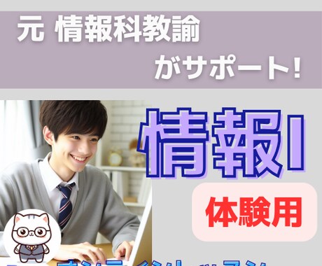 体験版：教科「情報」の学習をサポートします キャリア12年の情報科教員が提供するオンライン家庭教師 イメージ1