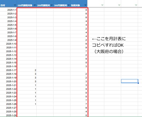 宿泊税の計算を仕組み化できます 自治体指定のフォーマットに合わせて仕組み化します！ イメージ2