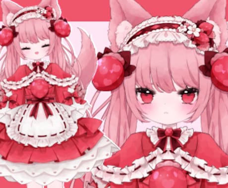 Vtuber、Vライバー向けの立ち絵を制作します イメージ1