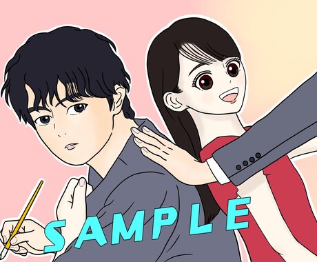 お写真をもとに可愛いイラストを作成します SNSやブログのアイコン/似顔絵/待ち受け イメージ2