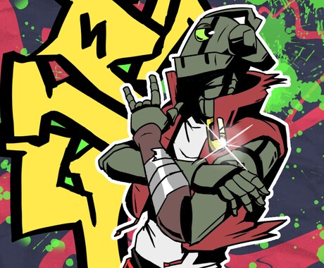 ポップでFunkyなSNSアイコンをお安く描きます 目立つアイコンが安くほしい？？それならお声がけください！！ イメージ2
