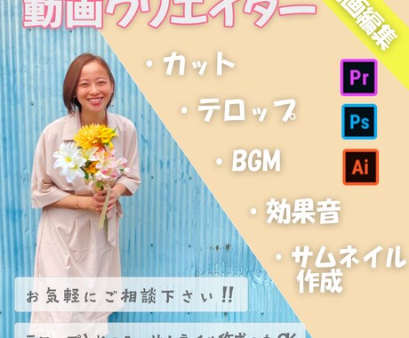 修正無制限・動画編集します イメージ1